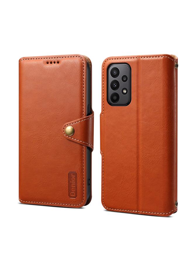 Case For Samsung Galaxy A23 Cowhide Texture Wallet Style Leather Phone Case