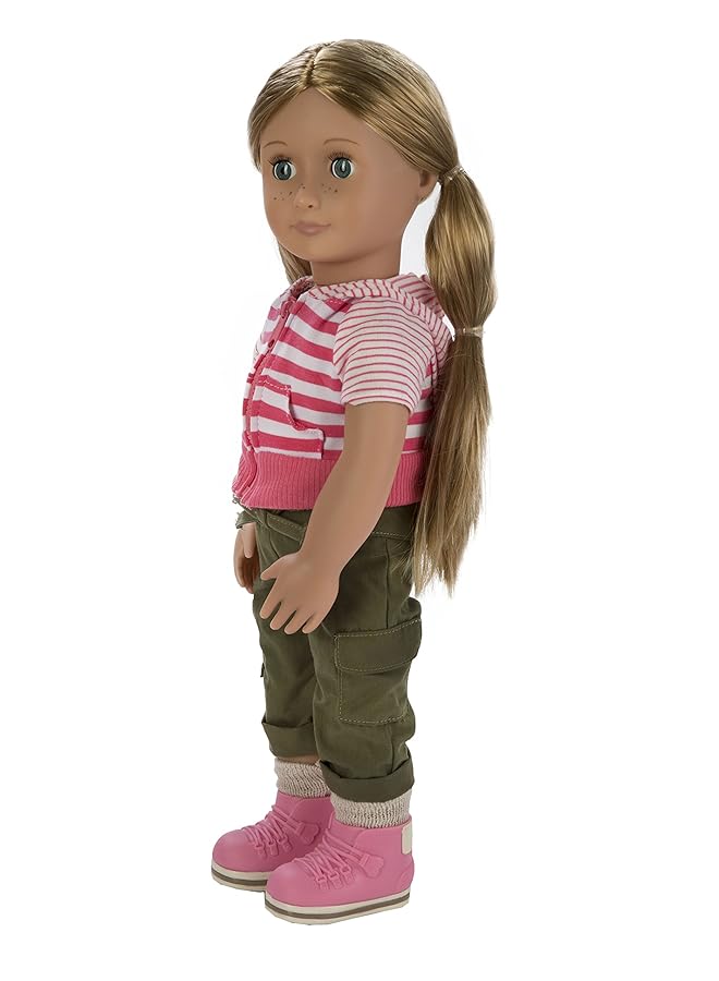 أور جنريشن دمية شانون الفاخرة مع كتاب مقاس 18 بوصة - Image 4