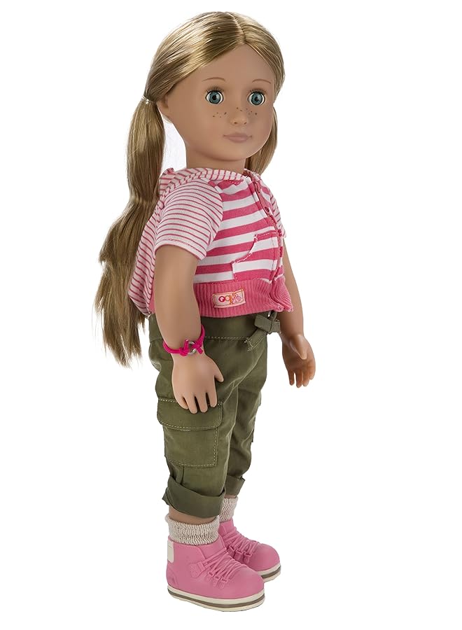 أور جنريشن دمية شانون الفاخرة مع كتاب مقاس 18 بوصة - Image 2