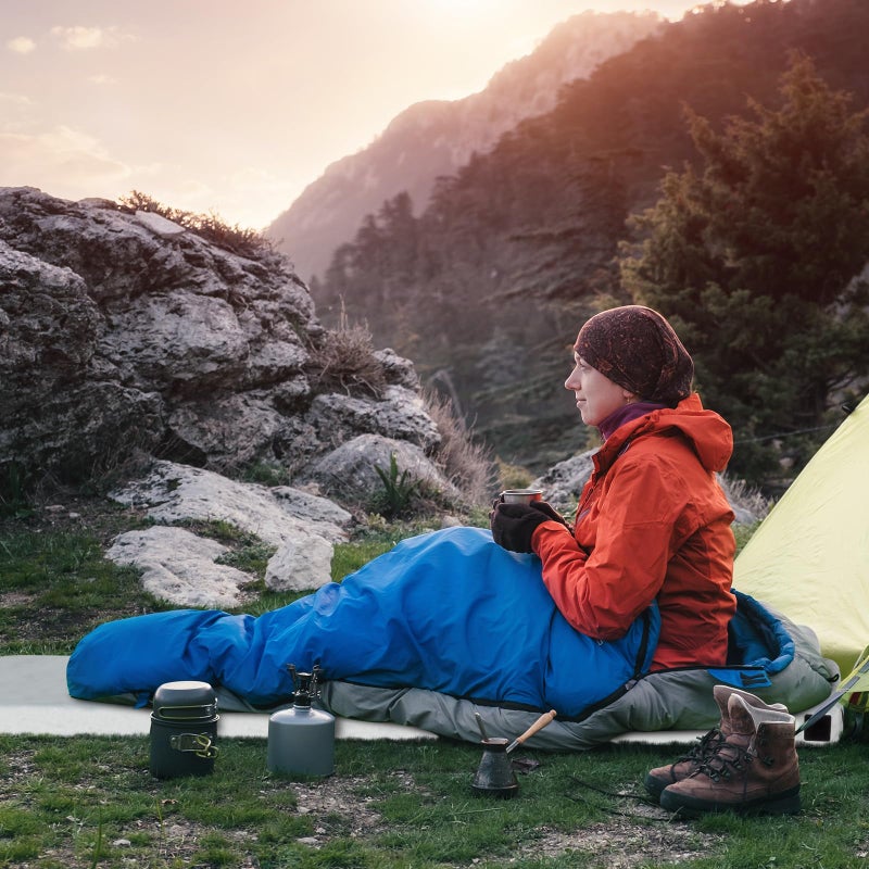 VINGLI 3 "Memory Foam Camping Mattress Sleeping Pad, Portable Floor Mattress Sleeping Mat Bed Roll Up for Adult [Car/Tent/Cots] - Image 5