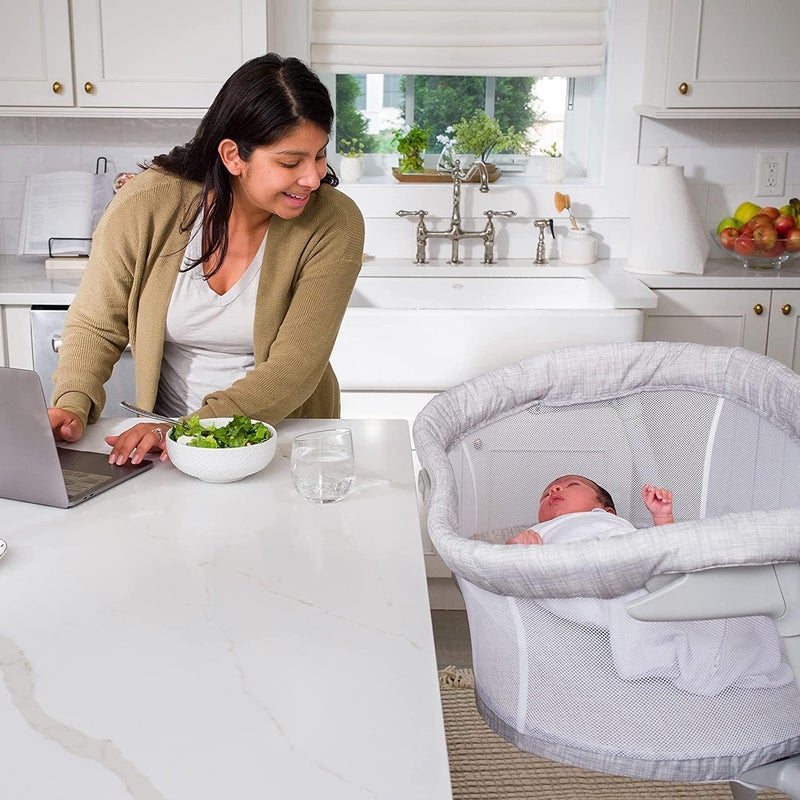 HALO Baby Bassinet Flex Travel Cot - Portable Infant Stayer with Adjustable Stand - Image 5