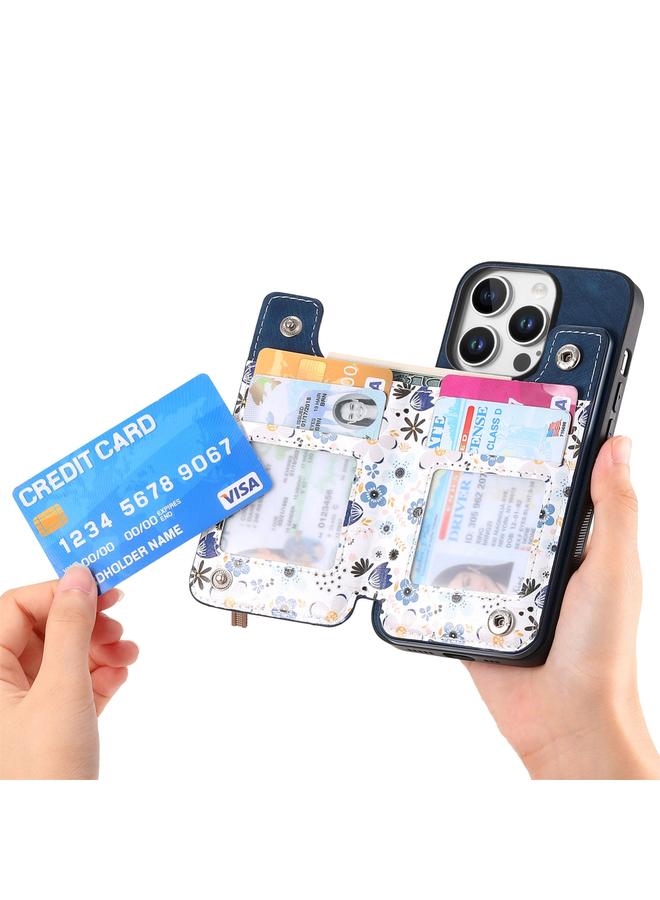 اس-توب جراب خلفي لهاتف iPhone 16 Pro Max بتصميم ريترو مع سحاب ومحفظة - Image 4