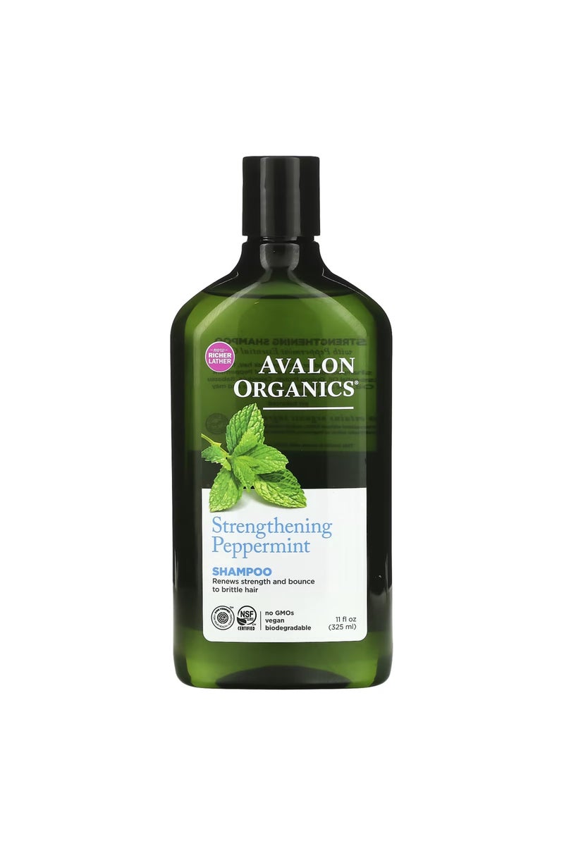 Shampoo, Strengthening, Mint, (325 ml)