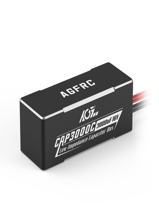 AGFRC 3000uF 16V Low Impedance RC Capacitor with CNC Aluminum Case for RC Car Truck Crawler (CAP3000C) - Image 1