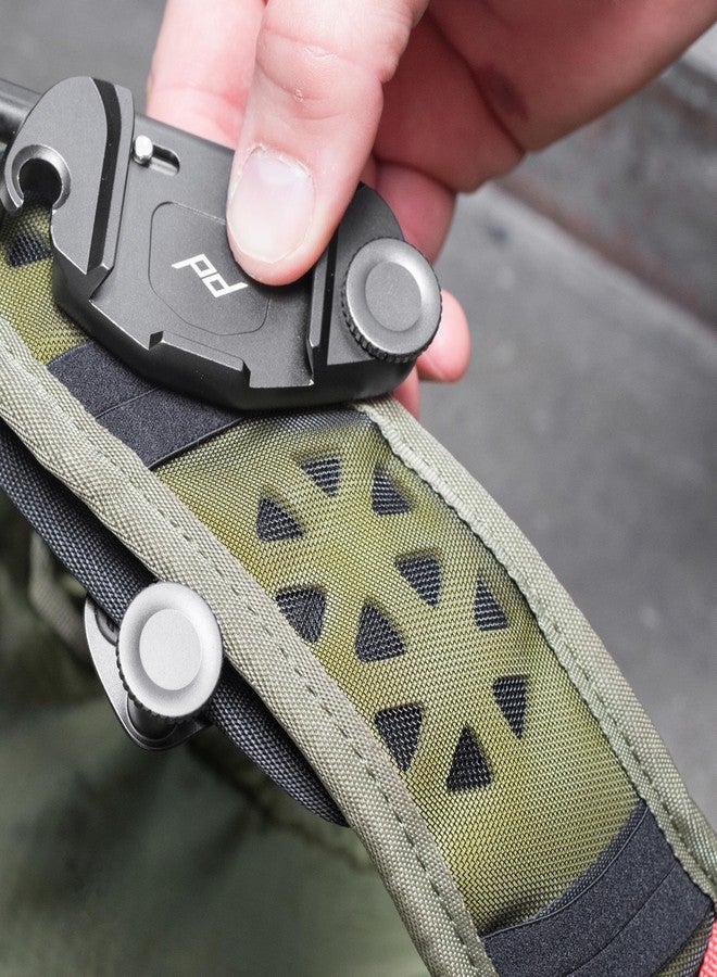 بيك ديزاين مشبك كاميرا بيك ديزاين لالتقاط الصور V3 سولو، مشبك أسود فقط، يحمل كاميرا DSLR، وكاميرات مدمجة، وكاميرات بوينت آند شوت، آمن ومستقر وسهل الوصول إليه، يُثبت على الأشرطة والأحزمة، سريع الفك، سعة 200 رطل - Image 5