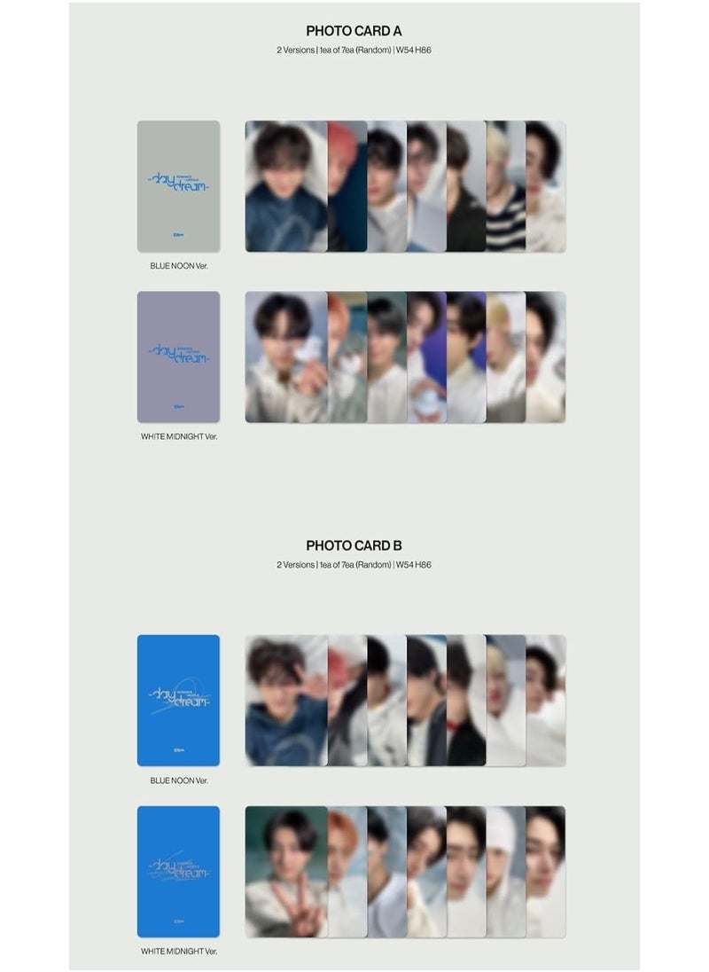 ENHYPEN - Enhypen 2nd Album Romance Untold Daydream White Midnight Version Kpop Music CD with Photobook Photocard Postcard Sticker and More - Image 1