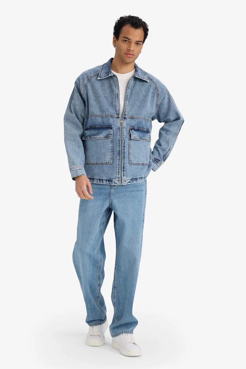 ديفاكتو Relax Fit Denim Jacket