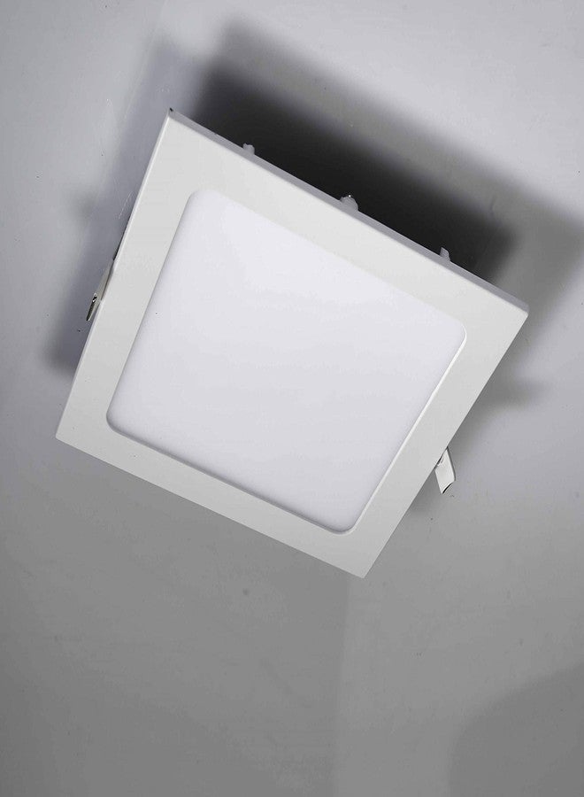FOS 24-Watt LED Panel Ceiling Light, 2400 LUMENS (Pack of 2) - Slim & Recessed, Square, Warm White 2700k - Image 5
