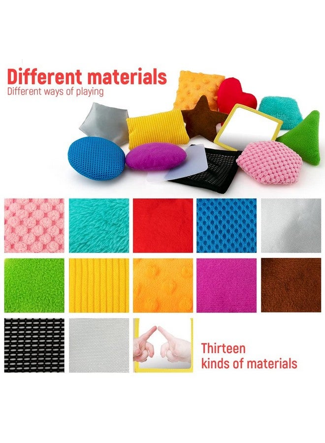 teytoy Texture Sensory Bean Bagstoddler Sensory Toys For Babiespreschool Toys Set Of 13 Beanbags Shape Sensory Bean Bags With Storage Bagdevelop Fine Motor & Sensory Play For Newborns’ Early Learning - Image 3