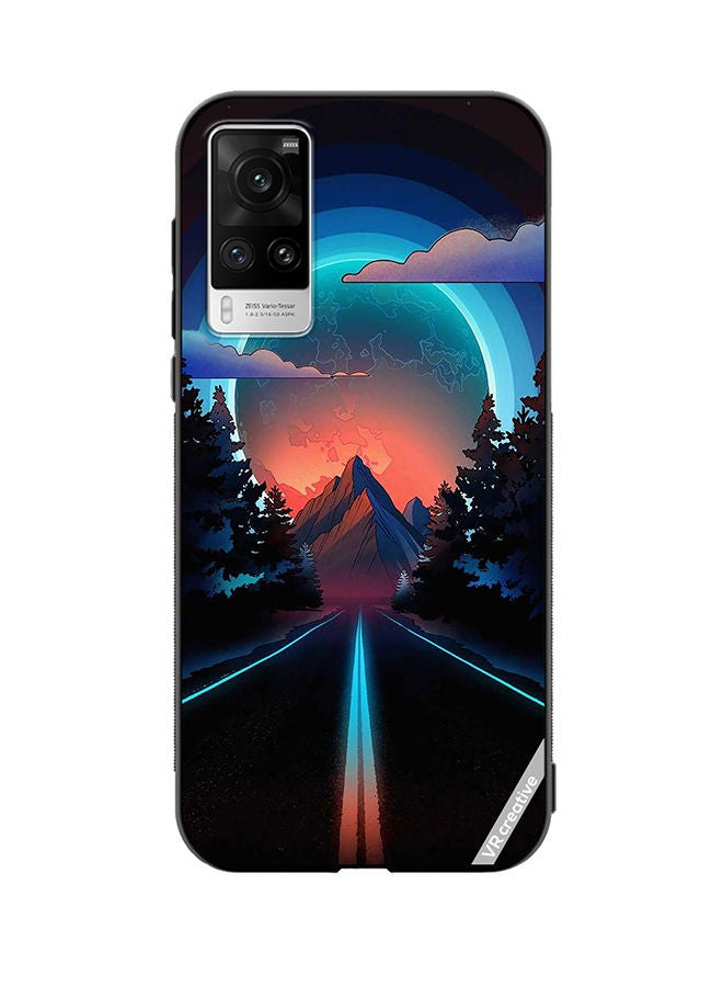 VR CREATIVE Protective Case Cover For Vivo X60 Pro Road To Paradise Design Multicolour - Image 1