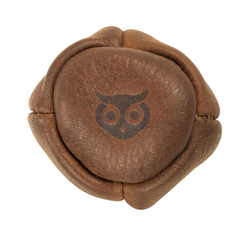 Hide & Drink, Stylish Door Knob & Car Gear Cover, Safety Multi-Purpose Cover, Proof Doors, Baby Proof Door Knob Cover, Full Grain Leather, Handmade, Bourbon Brown - Image 1
