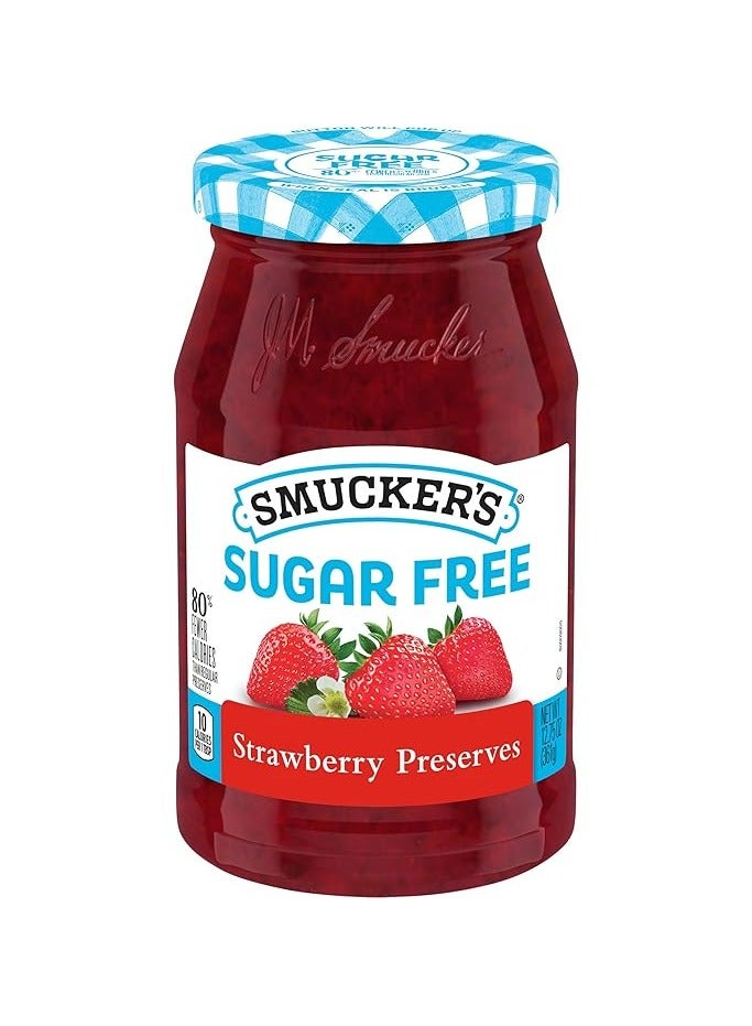 Smucker's Sugar Free Strawberry Preserves 361g - Image 1