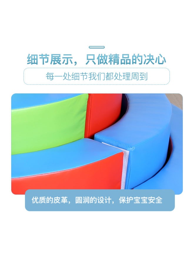 other/other Early Education Center Kindergarten Indoor Children's Inductive Training Equipment Large Slide Soft Toy Complete Set - Image 4