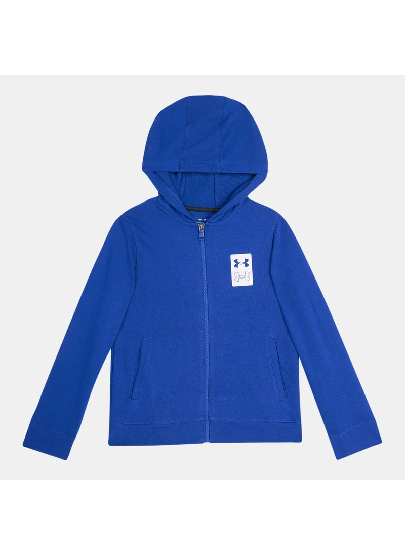 اندر ارمور Kids' Rival Terry Full-Zip Hoodie