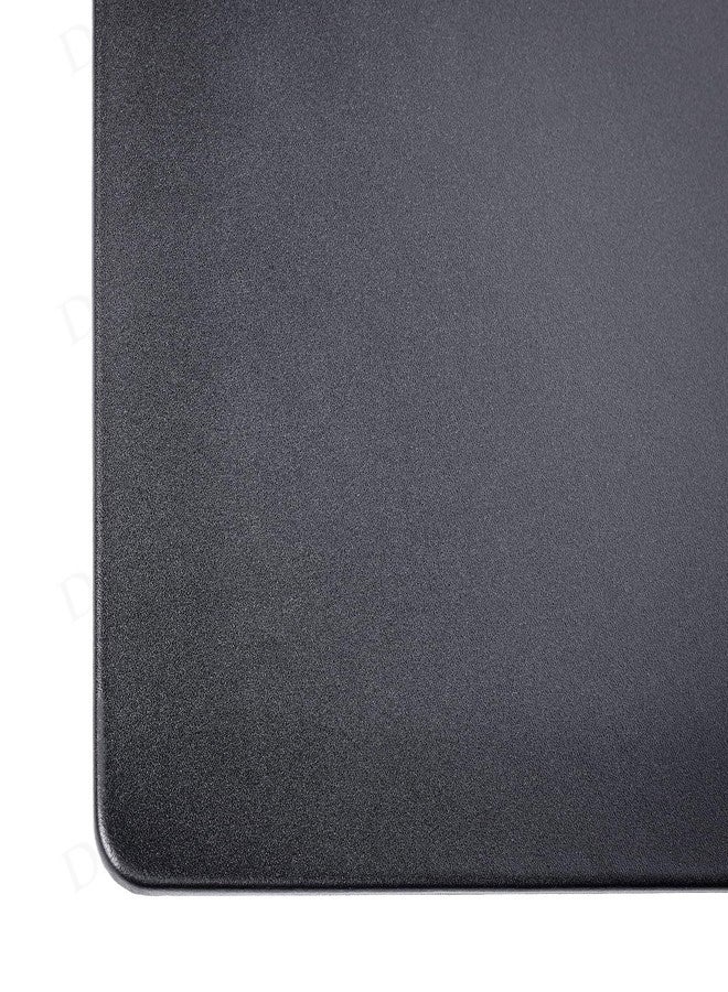 Dacasso Classic Black Leather 17" x 14" Luxury Conference Table Pad - Leather Desk Blotter for Writing - Boardroom Organization & Executive Desk Decor - Image 3
