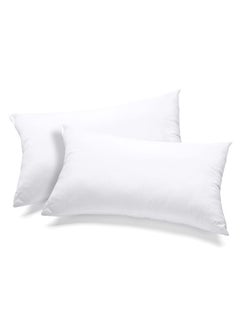 YANEK YANEK Ultra Soft Breathable Down Alternative Pillows Princess Press Bed Pillow Super Soft Microfiber Filling Soft & Comfortable, For Neck and Shoulder Support (2, 50cm x 70cm 800g)  - Image 2