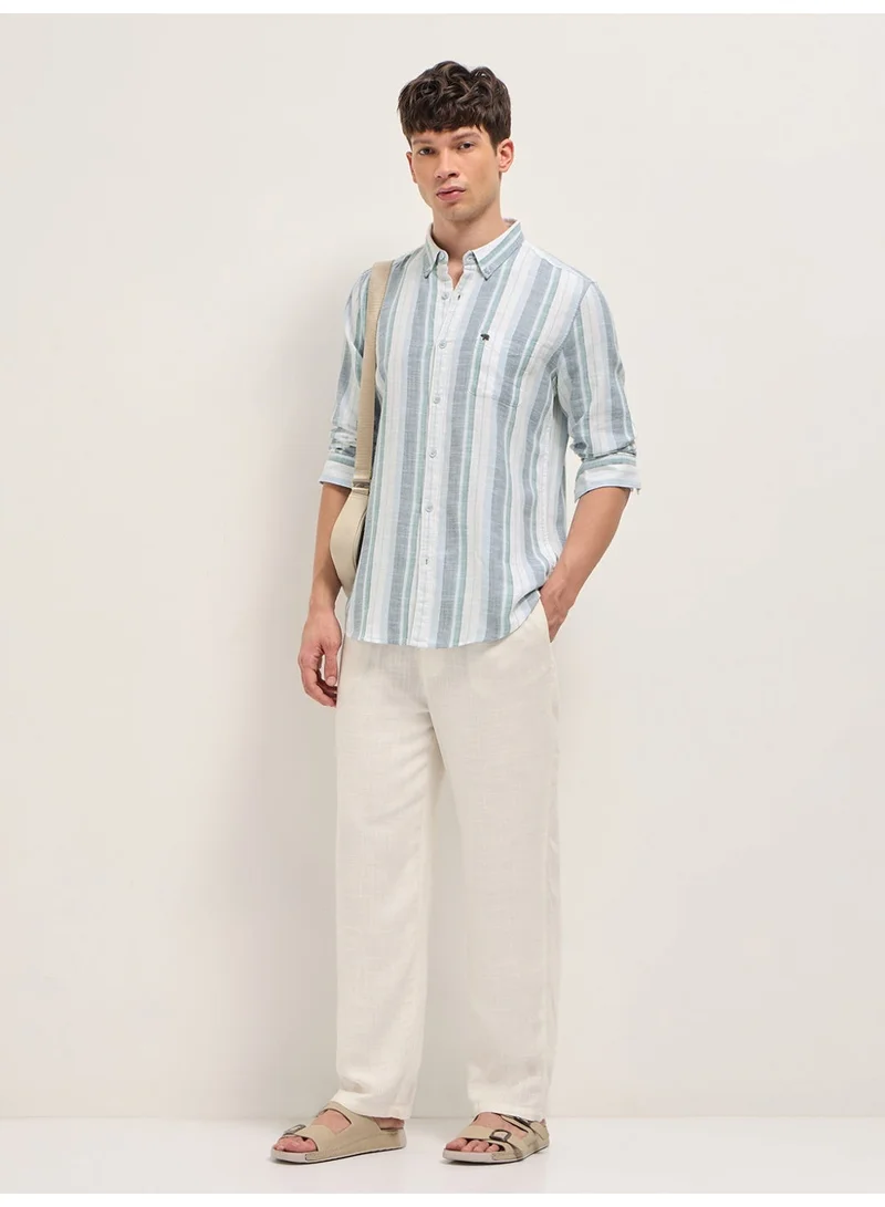 THE BEAR HOUSE  Men’s Long Sleeve Shirt – Classic, Comfortable and Stylish Essential for Work, Travel or Casual Outings for Men | Best Price UAE