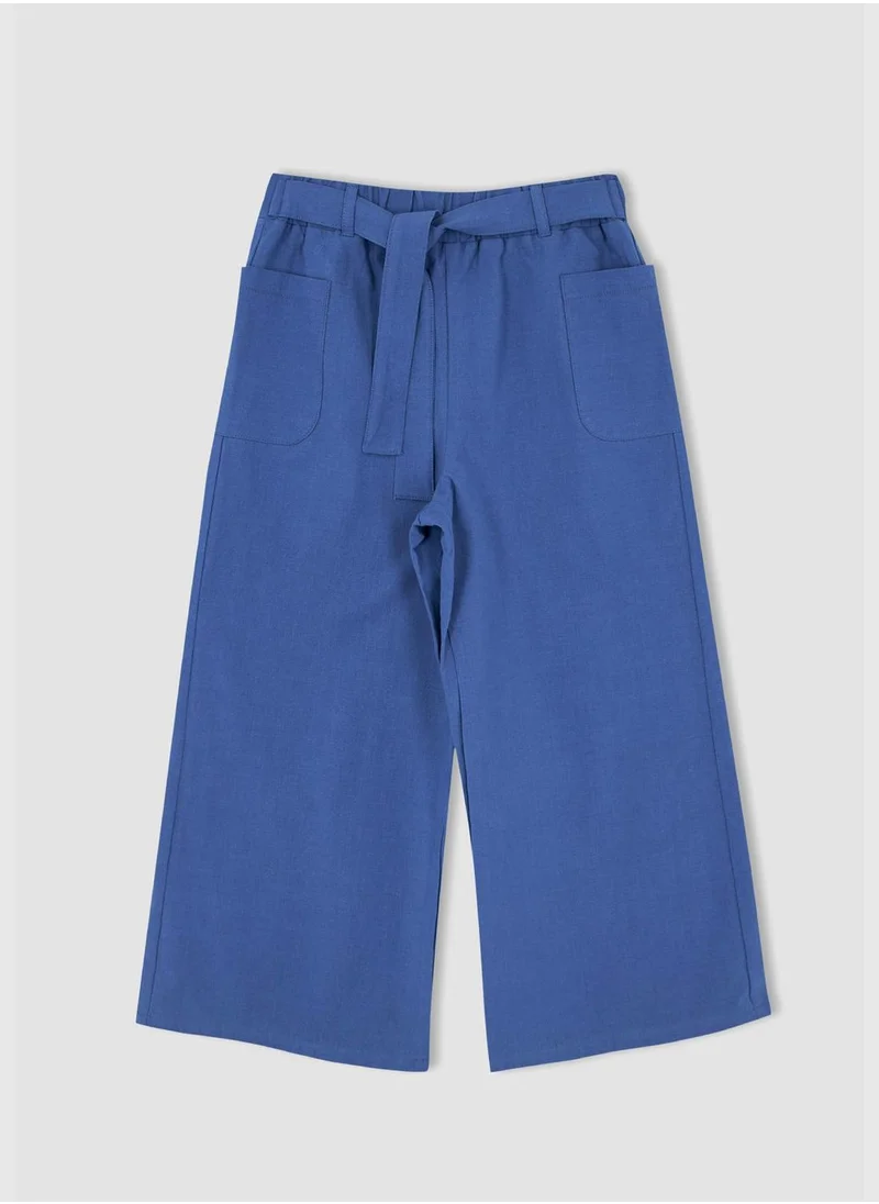 DeFacto Belted Culotte Chinos