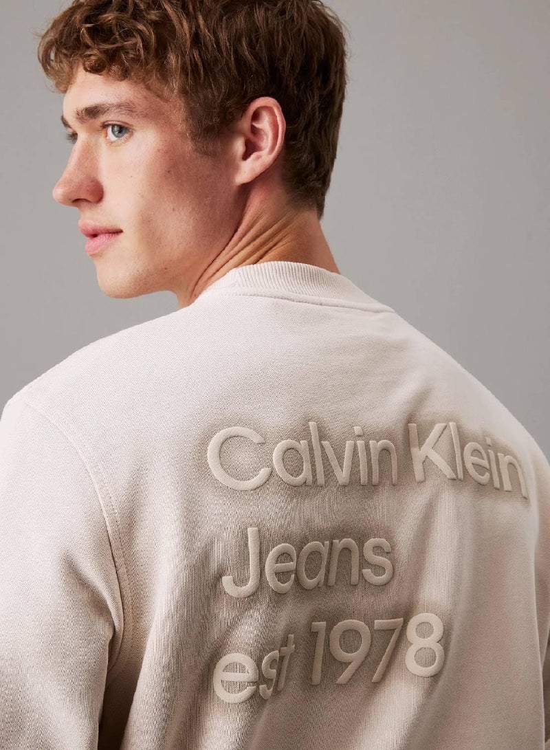 Calvin Klein Jeans Back Logo Sweatshirt - Image 3
