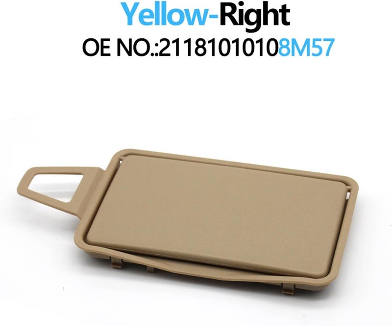 DEMULAX W211 Car Interior Sun Shade Visor Mirror Cover - Image 2