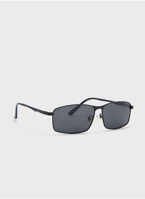Polarized Rectangular  Sunglasses