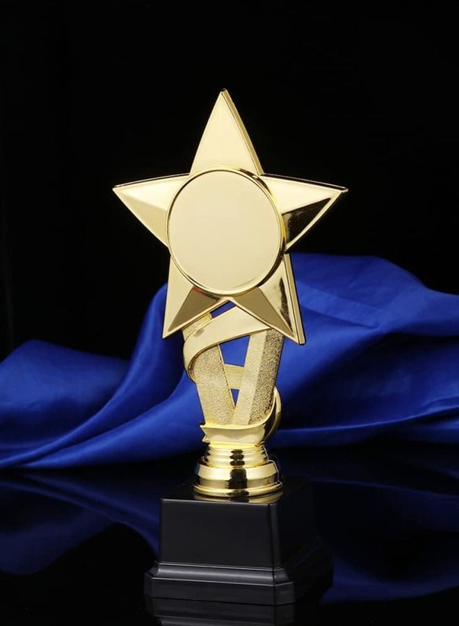 Rock Pow 1Pcs Gold Award Trophies Party Celebration Trophy Star Trophy Prize Award Ceremony Favors for Home School Sports Party - Image 4