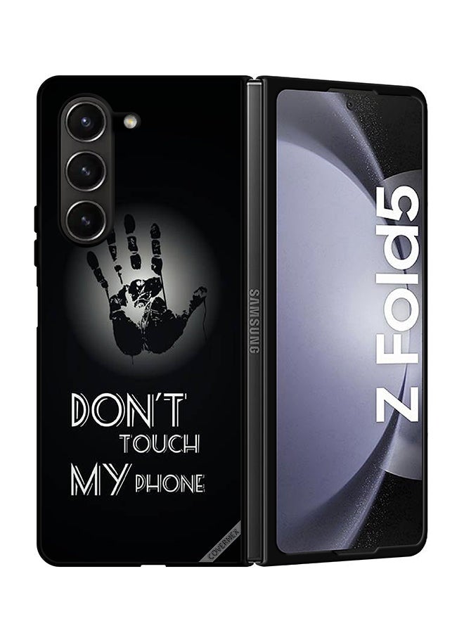 Covernex Protective Case Cover For Samsung Galaxy Z Fold 5 Don't Touch My Phone Hand - Image 1