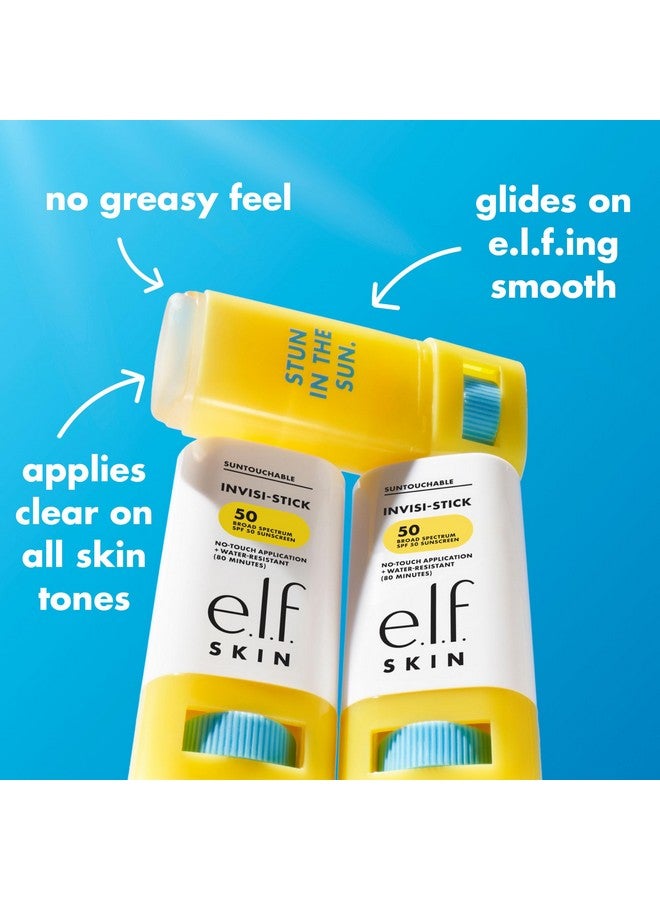 elf e.l.f. SKIN Suntouchable Invisi-Stick SPF 50, Clear Sunscreen For A Natural Finish, Made With Moisturizing Sunflower Seed Oil, Vegan & Cruelty-Free - Image 4