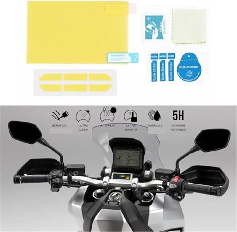 Vuzmode Motorcycle Dashboard Screen Protector - Image 4