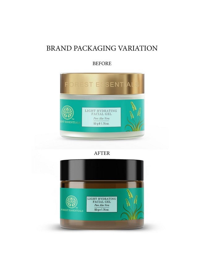 فورست اسينشالز جل مرطب خفيف للوجه مع الصبار النقي | مرطب خفيف الوزن من الأيورفيدا للبشرة المعرضة لحب الشباب - Image 2