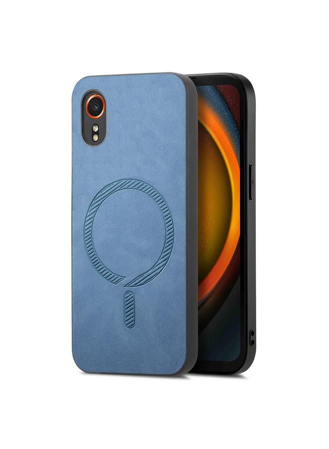 اس-توب جراب لهاتف Samsung Galaxy XCover 7 بلون سادة وغطاء خلفي من البولي يوريثان Magsafe Retro - Image 1