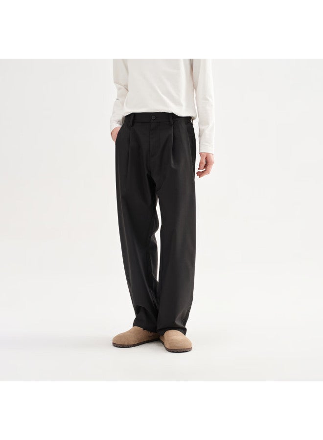 Chinism Ch Men's Trousers, Spring And Autumn Style, Loose-fitting, Soft, Versatile, Straight-leg, Draping, American-style Casual Pants For Men, Cckb18n3157 - Image 1