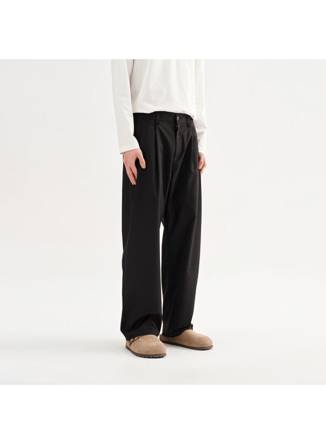 Chinism Ch Men's Trousers, Spring And Autumn Style, Loose-fitting, Soft, Versatile, Straight-leg, Draping, American-style Casual Pants For Men, Cckb18n3157 - Image 2
