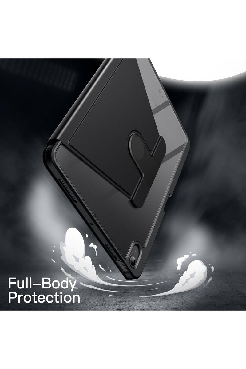 LEDIN Rotating Case for iPad Air 6 (11-Inch,2024) with Pencil Holder,360 Degree Rotation Protective Stand Slim Cover Clear Back, Auto Wake/Sleep (iPad Air 6) - Image 3