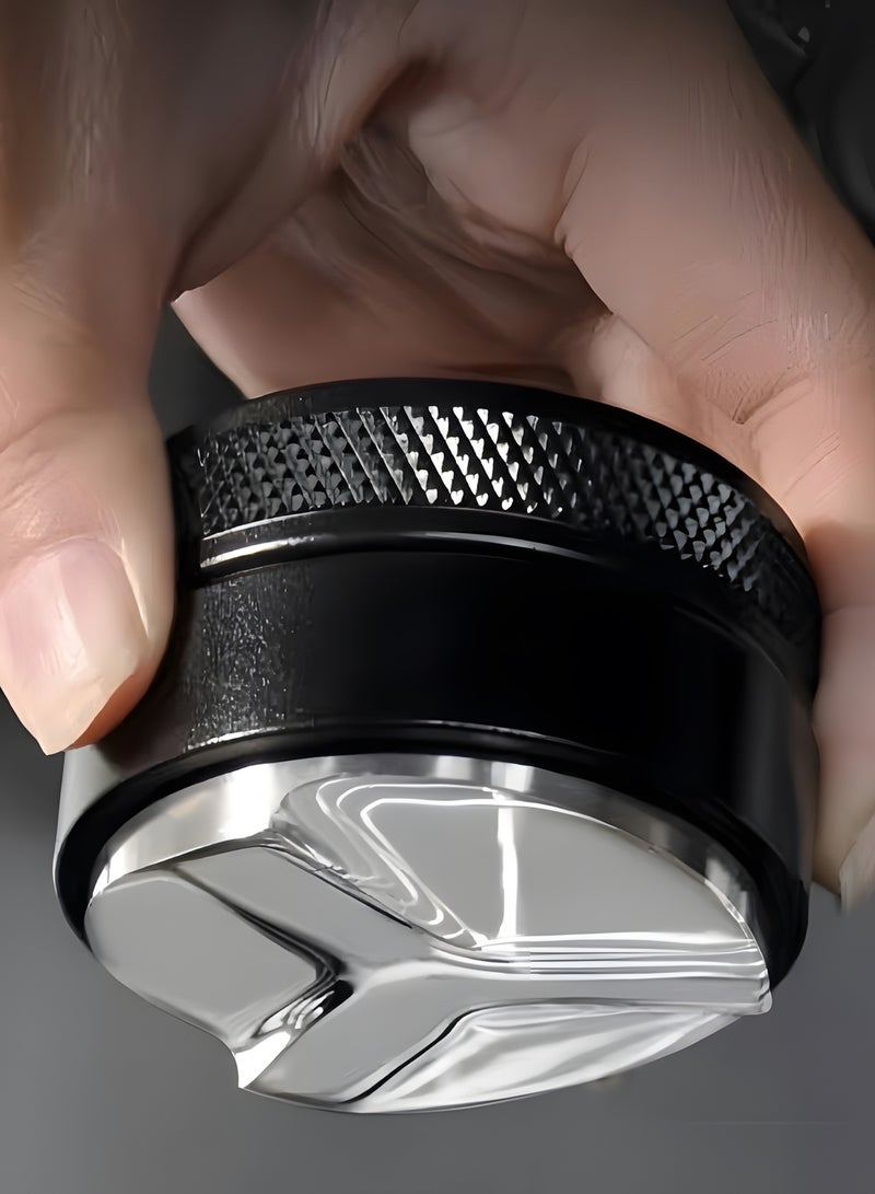 BIG MAX 58mm 3-Angled Slopes Adjustable Espresso Coffee Distributor Tool/Leveler Black - Image 1