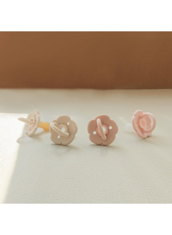 Moonkie Avent Soother Set of 2 | One-Piece Design Baby Pacifier with Large Air Holes | BPA-Free Silicone | Safe for Babies 0-6 Months - Image 4