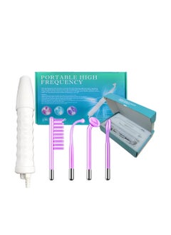 Generic Portable High Frequency Acne Treatment Skin Tightening Acne Spots Wrinkle Reduction Puffy Eyes Dark Circles Freckle Removal 4 in 1 Handheld High Frequency Facial Hair Device  - Image 3