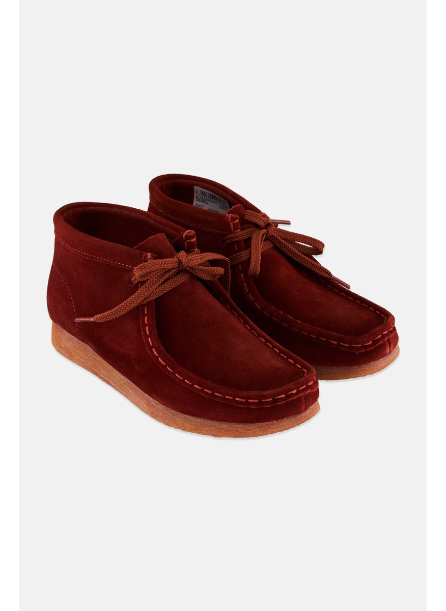clarks Kids Girl Standard Wallabee Boot O Slip On Shoes, Rust  - Image 1