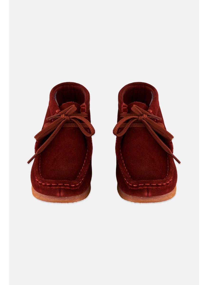 clarks Kids Girl Standard Wallabee Boot O Slip On Shoes, Rust  - Image 4