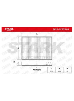 Stark STARK - POLLEN FILTER / CABIN FILTER FOR BMW - 64319194098 / 64316945596  - Image 4