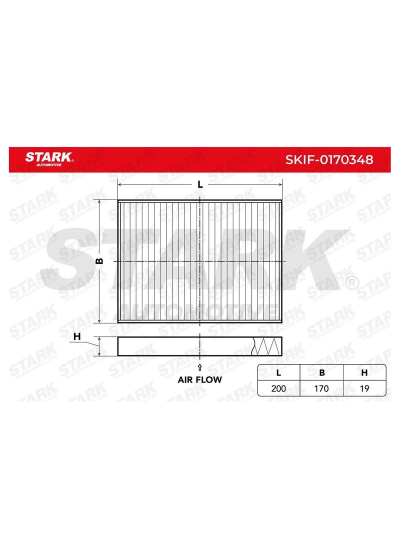Stark STARK - POLLEN FILTER / CABIN FILTER FOR BMW - 64319194098 / 64316945596  - Image 4
