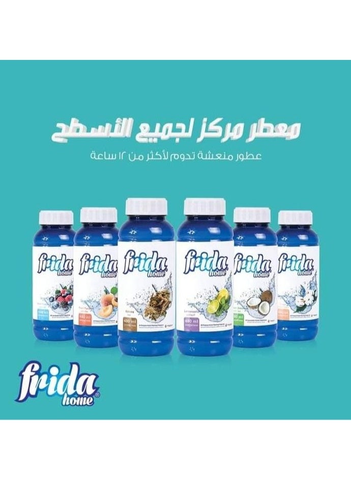 فريدا - فريدا هوم، عطر تنظيف منزلي متعدد الأغراض، برائحه الزيزفون ، 480 مل - Image 1
