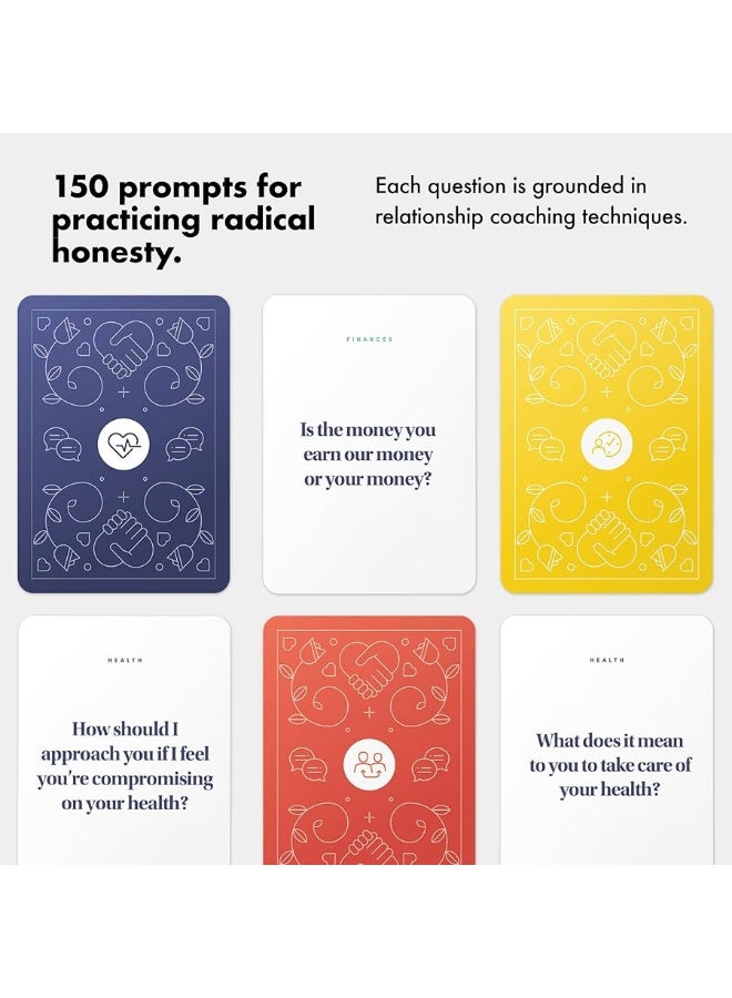 BestSelf Co. أفضل مجموعة علاقات - 150 سؤال للنقاش لبدء المحادثات للأزواج - ألعاب بطاقات مثالية للبالغين، هدايا رومانسية للأزواج - Image 5