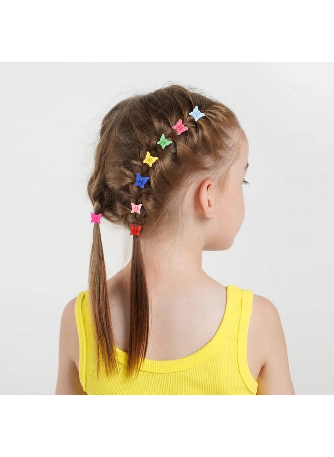 choicbaby - 80 Pcs Mini Butterfly Hair Clips For Girls 16 Colors 90S Girls Mini Hair Clips With Box Toddler Claw Clips Butterfly Clips For Hair - Image 1