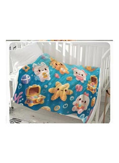 General Baby and children's cartoon flannel thin blanket (warm and comfortable, suitable for sleep, game use) 70cm*100cm - 66  - Image 2