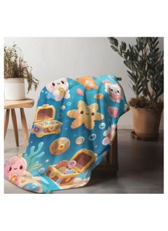 General Baby and children's cartoon flannel thin blanket (warm and comfortable, suitable for sleep, game use) 70cm*100cm - 66  - Image 4