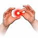 MilesMagic Magicians Set of 2 Magic Rubber Thumb Tip Light Up Flash Lights from Anywhere Finger Tricks Red - Image 2