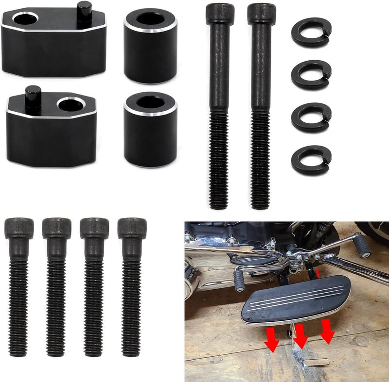 WnSEu Driver FloorBoard Spacer Extension Kit 1'' - Image 2