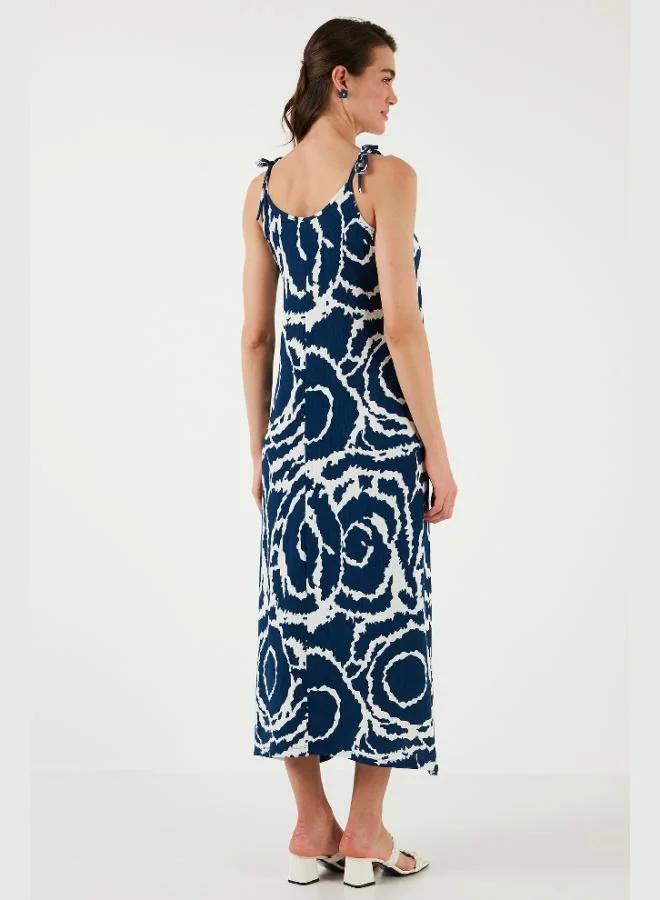 Lela  Lela Regular Fit Strappy Long Dress Women's Dress 5865732 for Women | Best Price UAE