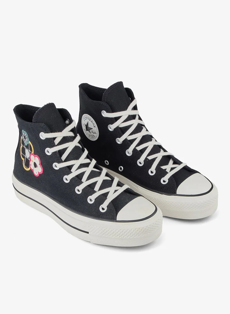 Converse Black Women's Chuck Taylor All Star Lift Platform Shoes for Women | Best Price UAE